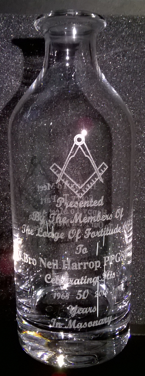 picture of engraved decanter
